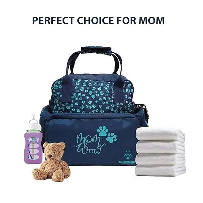 26 Litres Polyester Adjustable Strap Baby Diaper Nappy Changing | Mother Handbag | Maternity Backpack (Blue)