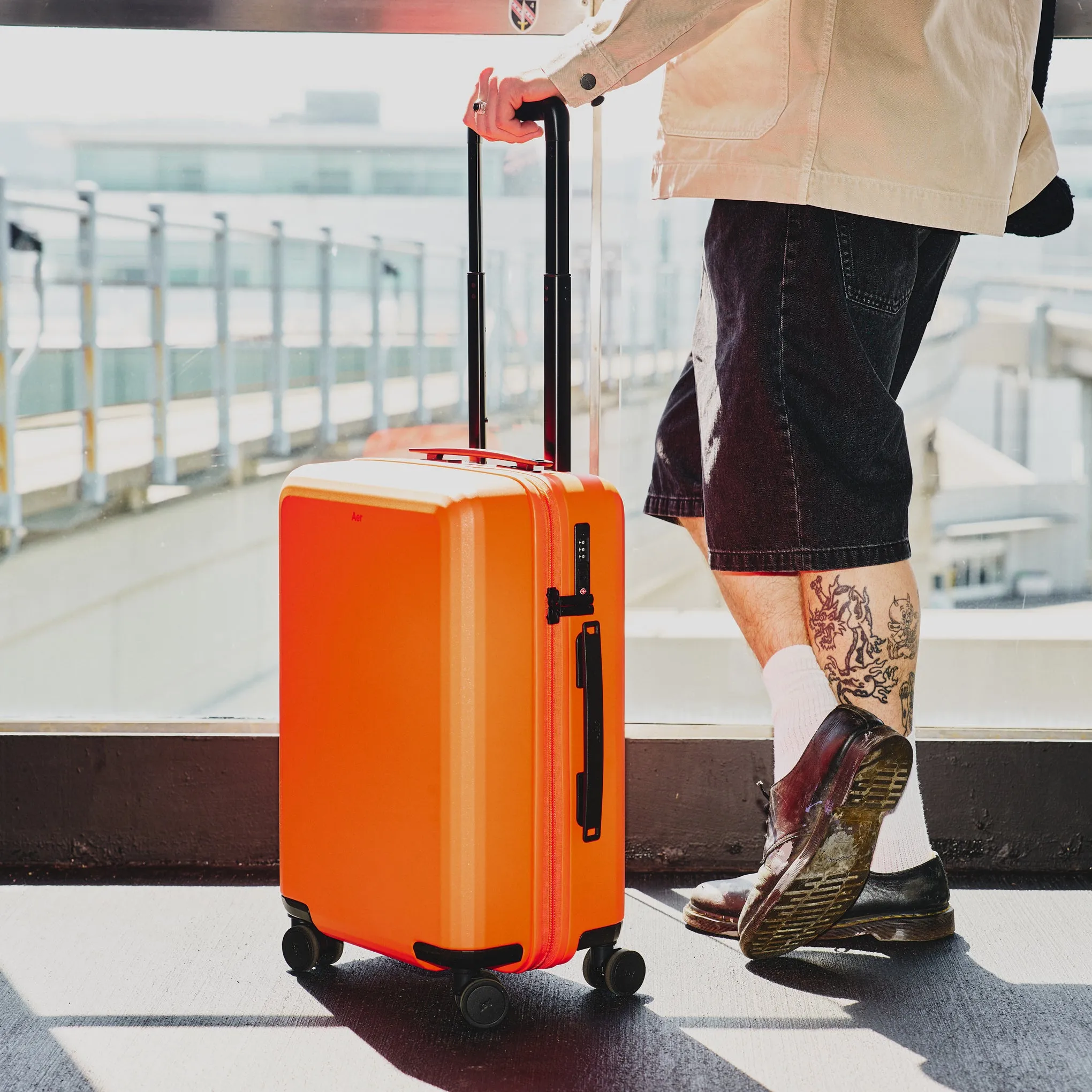 Aer Carry-On Suitcase - Orange