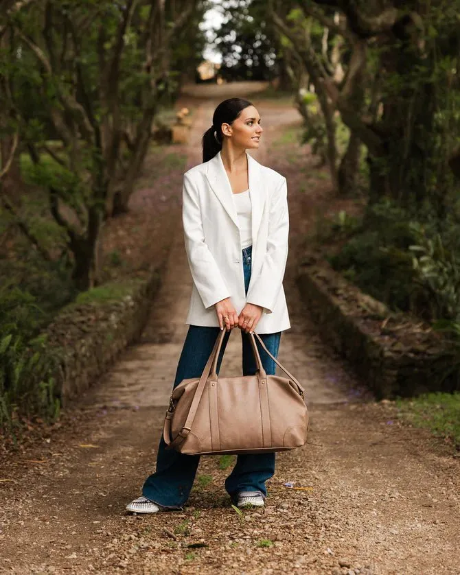 ALEXIS WEEKENDER TRAVEL BAG FRAPPE