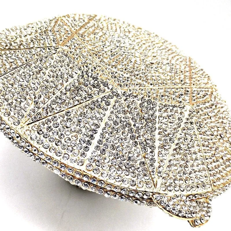 Big Diamond Crystal CZ Clutch Bridal Wedding Evening Bag