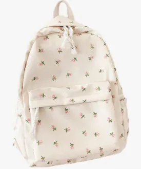 Blossom Bliss; Rose-Inspired Floral Backpack