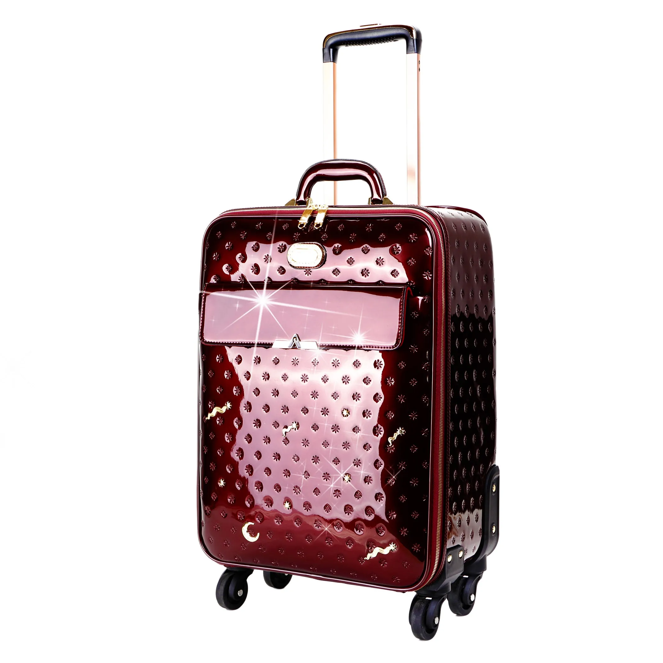 Brangio Stylish Embossed Trolley Bag