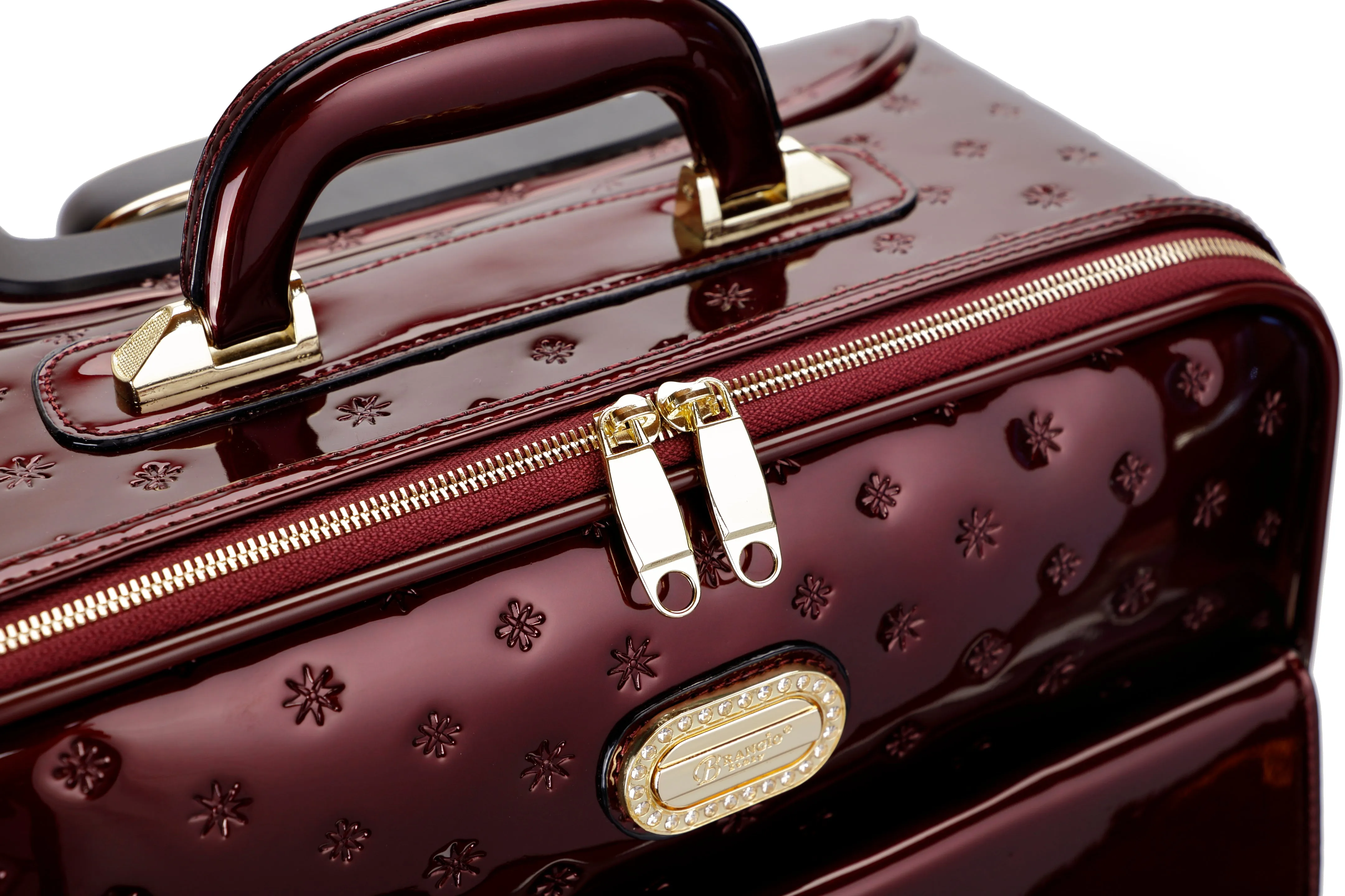 Brangio Stylish Embossed Trolley Bag