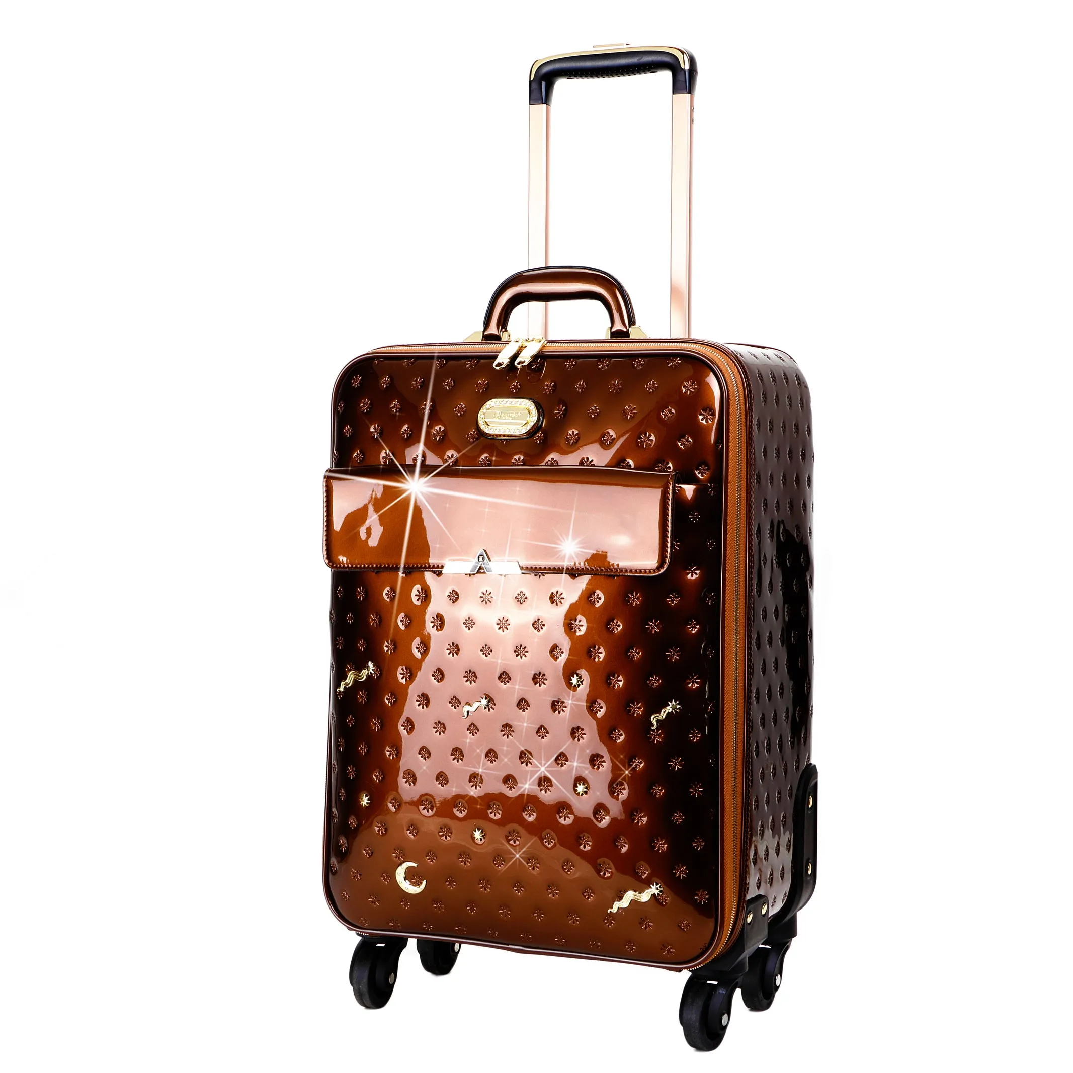 Brangio Stylish Embossed Trolley Bag
