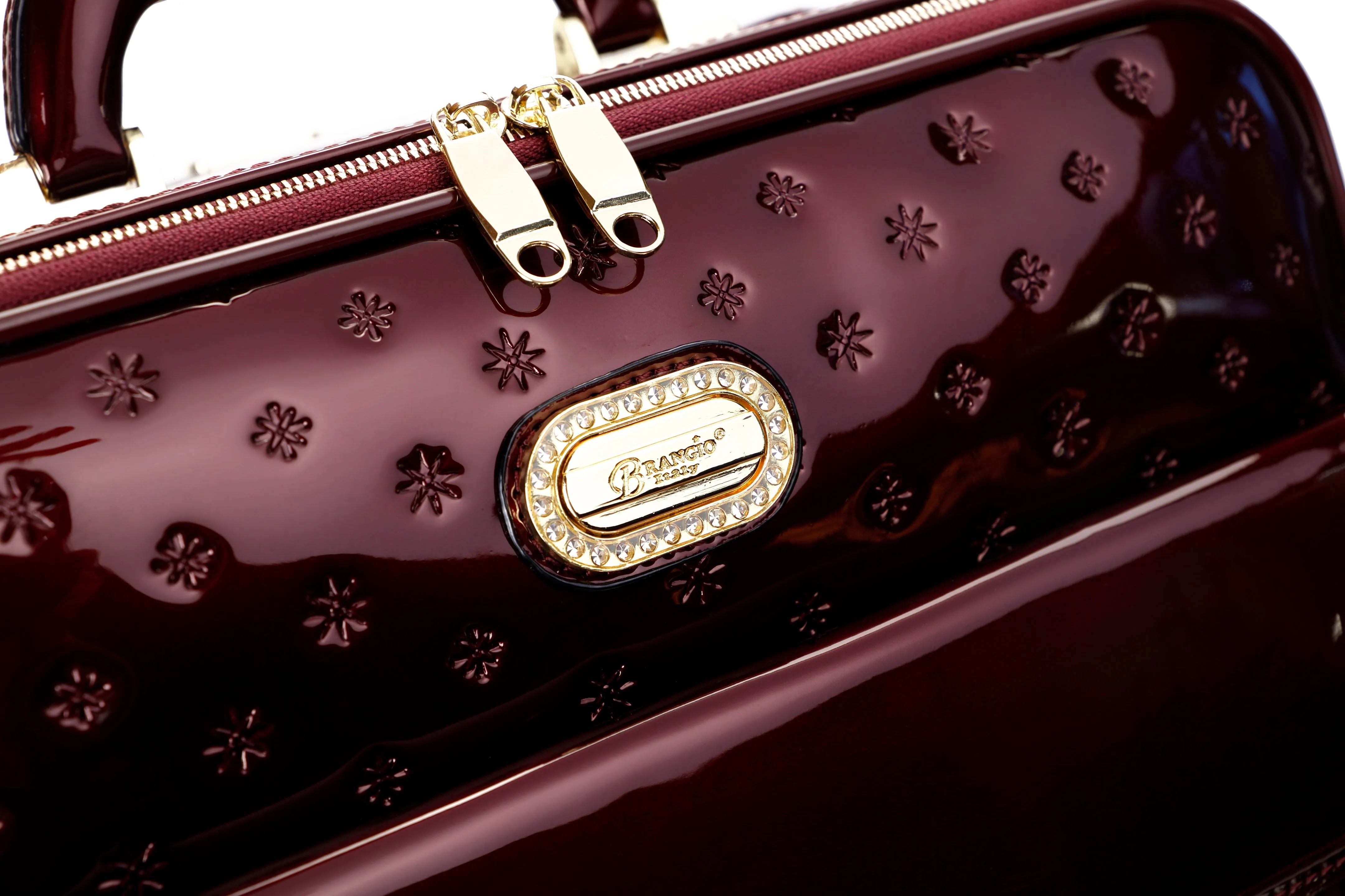 Brangio Stylish Embossed Trolley Bag