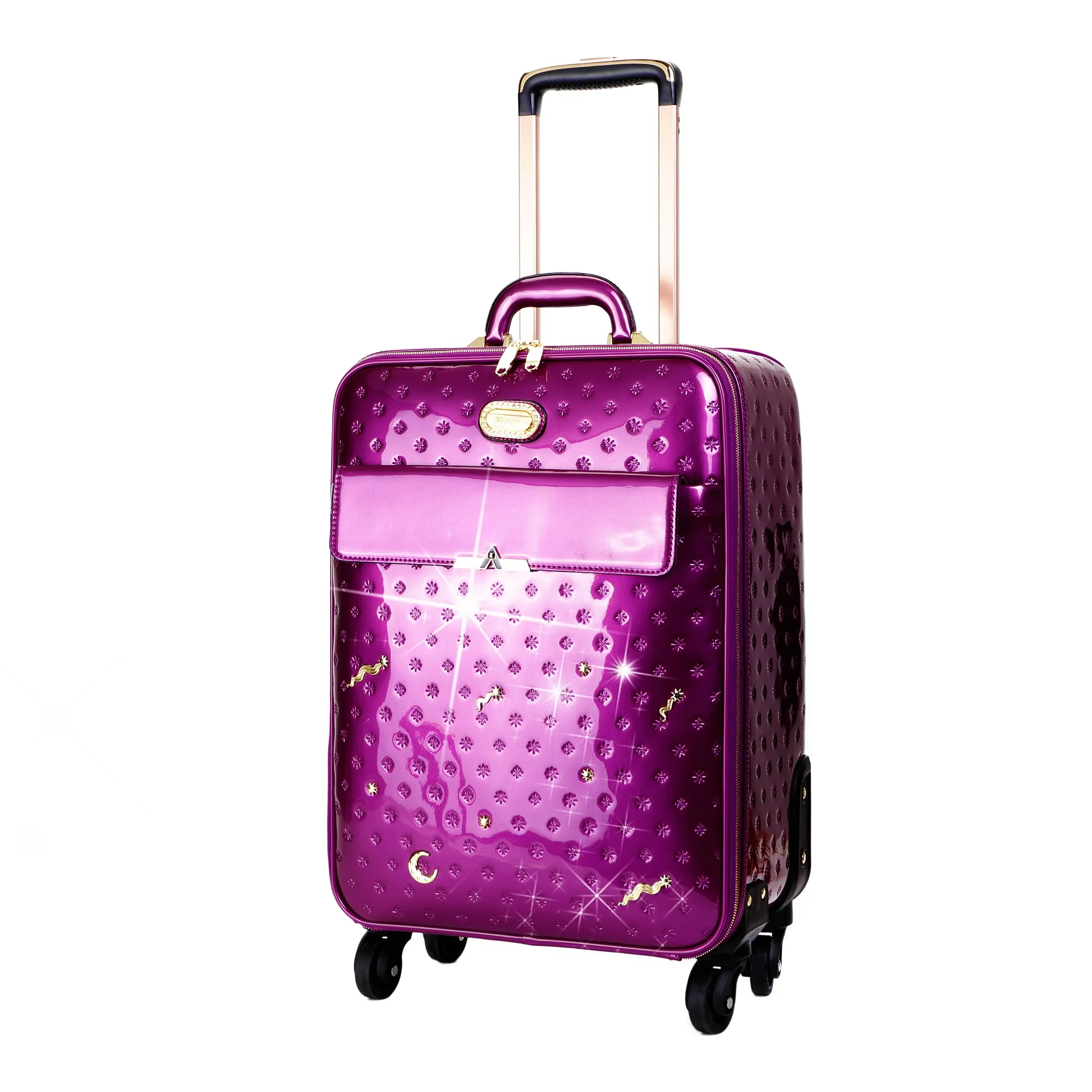 Brangio Stylish Embossed Trolley Bag