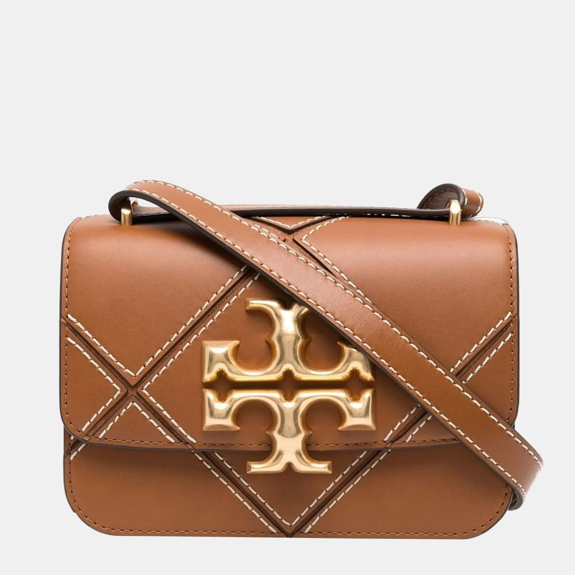 Brown - Leather - Shoulder Crossbody Bag