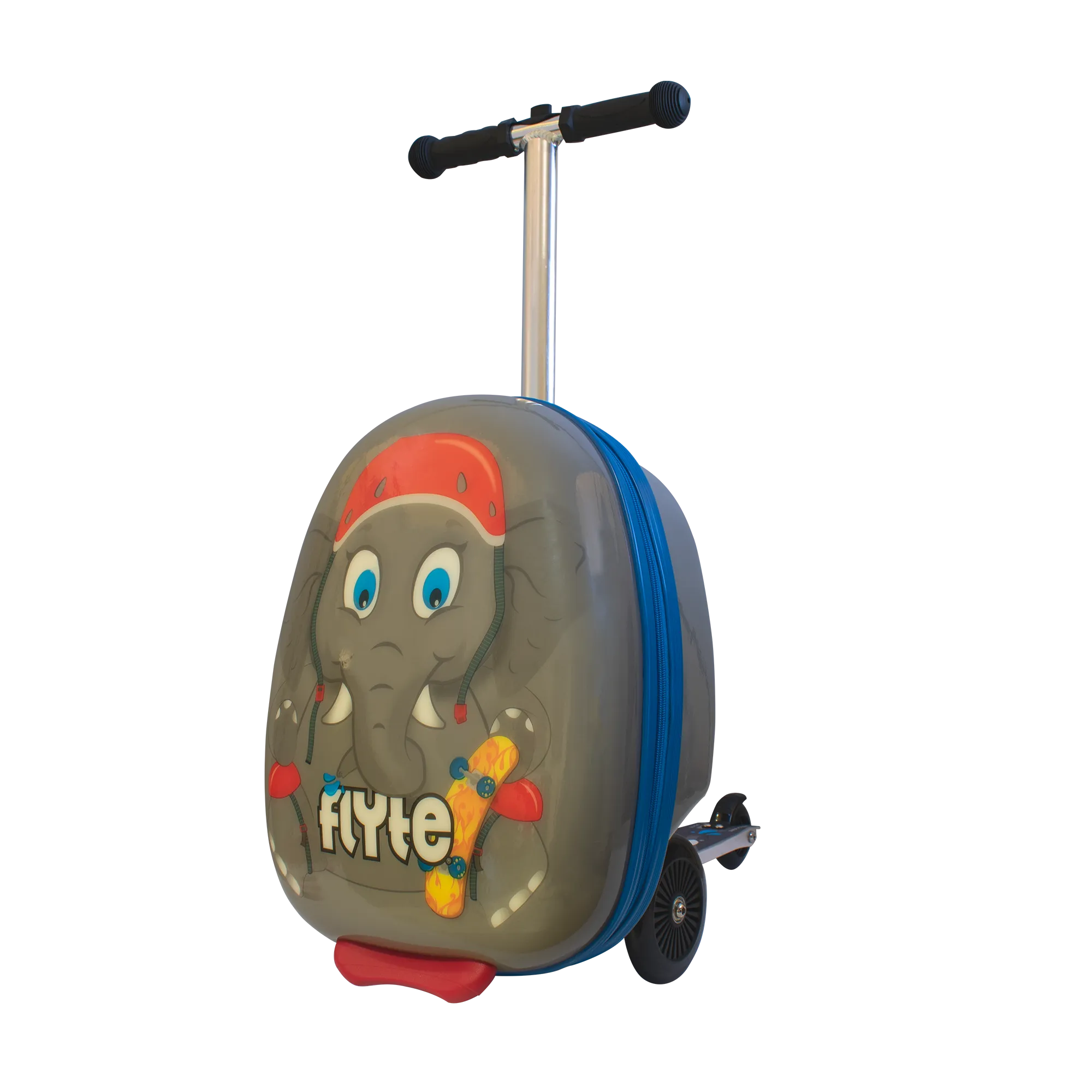 BUY 1 GET 1 FREE! Zinc Flyte Eddie the Elephant Scooter Suitcase - Children's Luggage