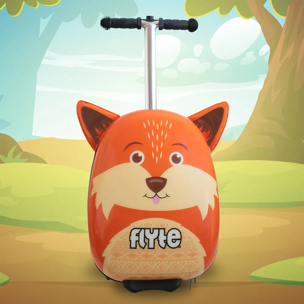 BUY 1 GET 1 FREE! Zinc Flyte Frazer the Fox Scooter Suitcase