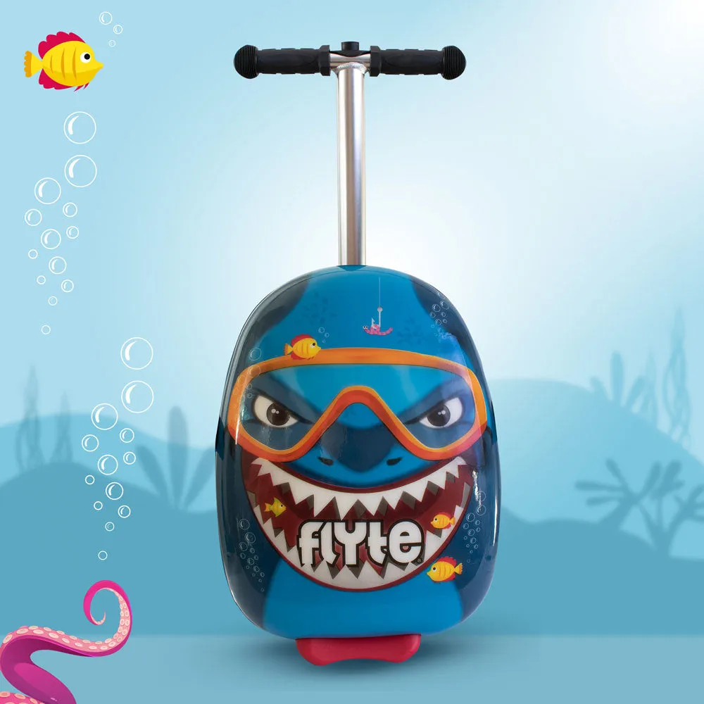 BUY 1 GET 1 FREE! Zinc Flyte Stormy the Shark Scooter Suitcase