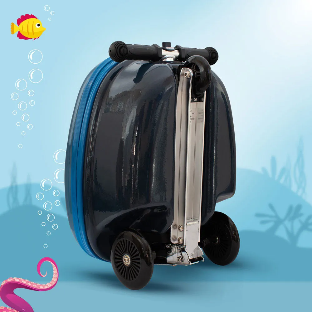 BUY 1 GET 1 FREE! Zinc Flyte Stormy the Shark Scooter Suitcase