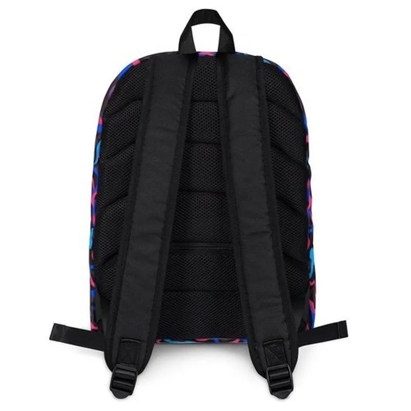 Camo Neon-Print Backpack
