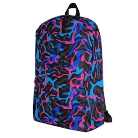 Camo Neon-Print Backpack
