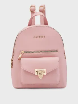 Caprese Rabina Fashion Backpack Medium Pink