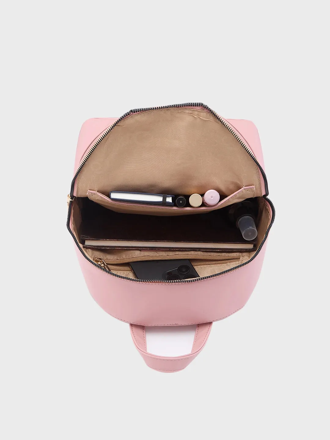 Caprese Rabina Fashion Backpack Medium Pink