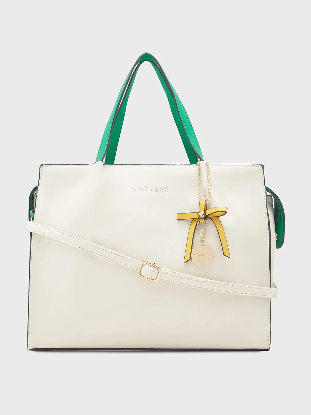Caprese Tiera Satchel Large Cream