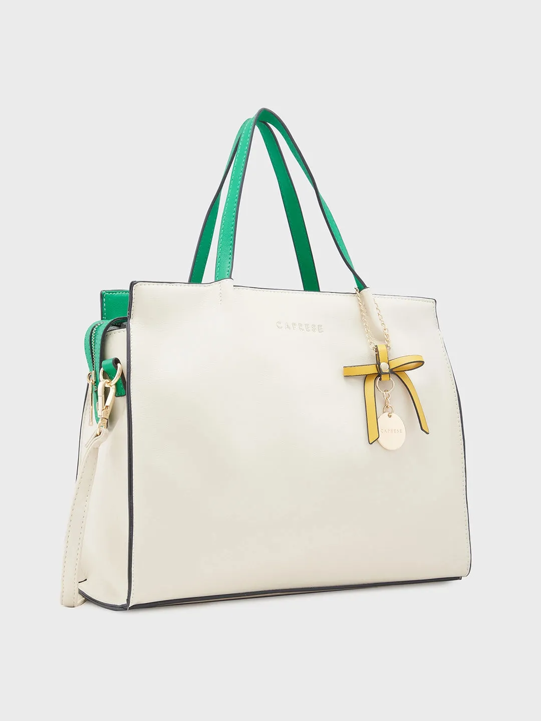 Caprese Tiera Satchel Large Cream