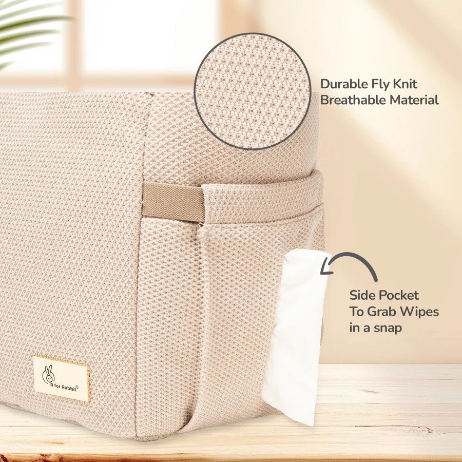 Caramello Tote Multi Purpose Diaper Bag With Spacious Storage