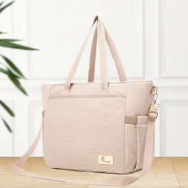 Caramello Tote Multi Purpose Diaper Bag With Spacious Storage