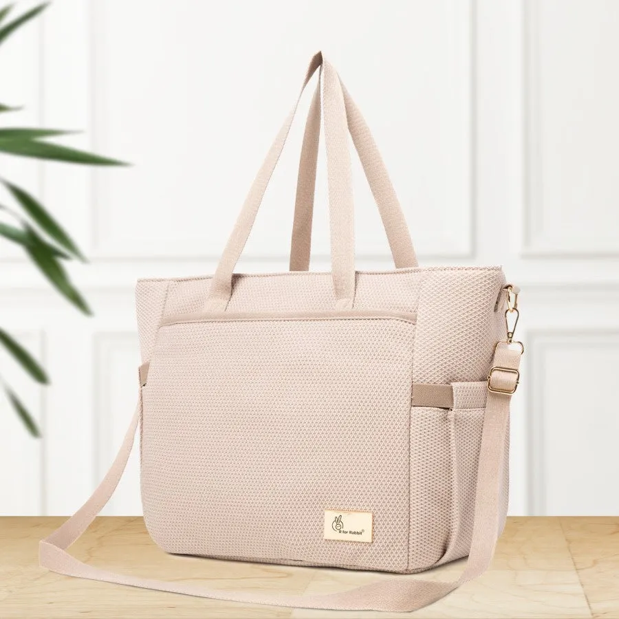 Caramello Tote Multi Purpose Diaper Bag With Spacious Storage