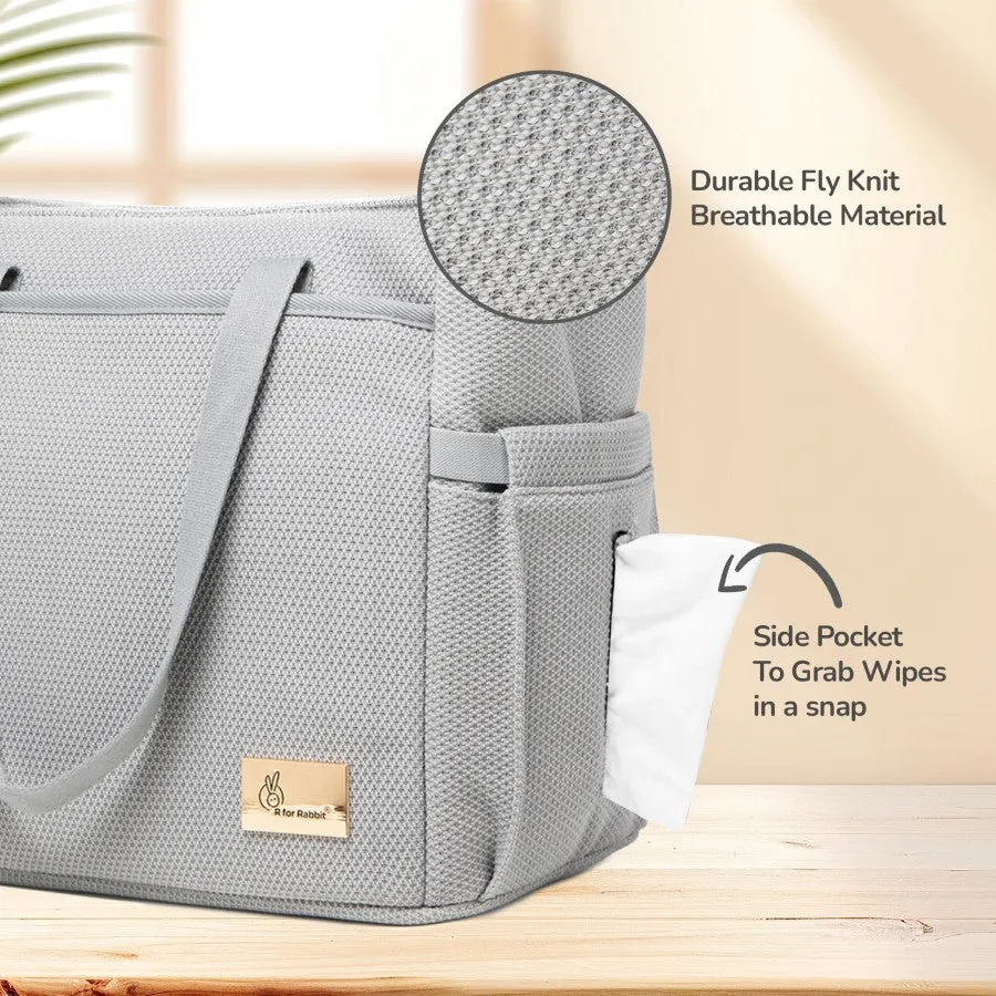 Caramello Tote Multi Purpose Diaper Bag With Spacious Storage