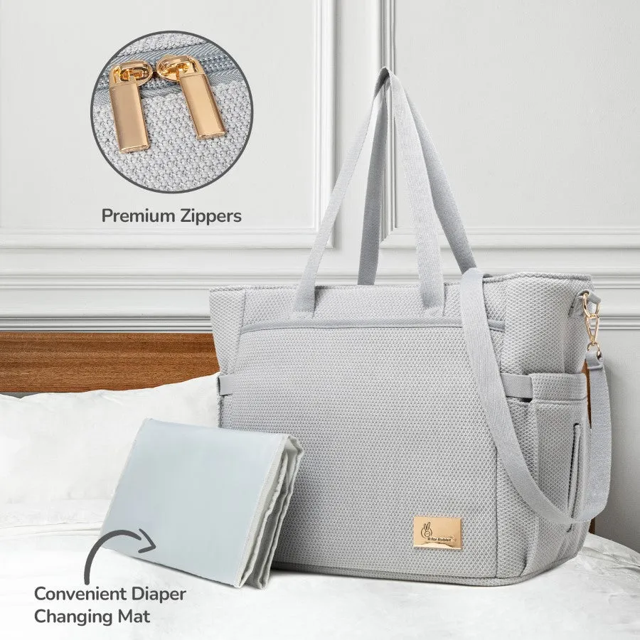 Caramello Tote Multi Purpose Diaper Bag With Spacious Storage