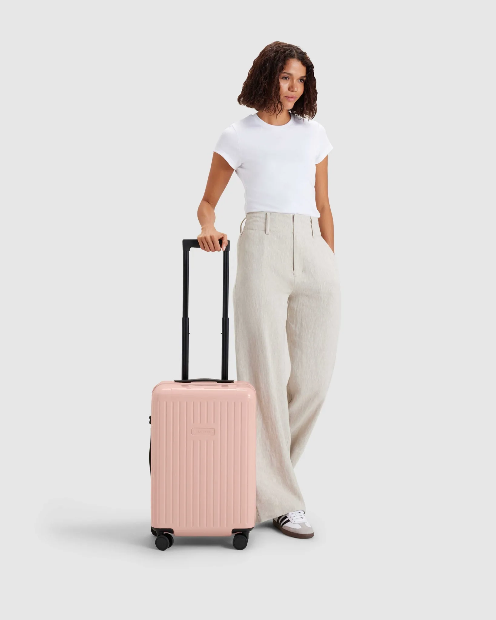 Carry On Suitcase - Whisper Pink
