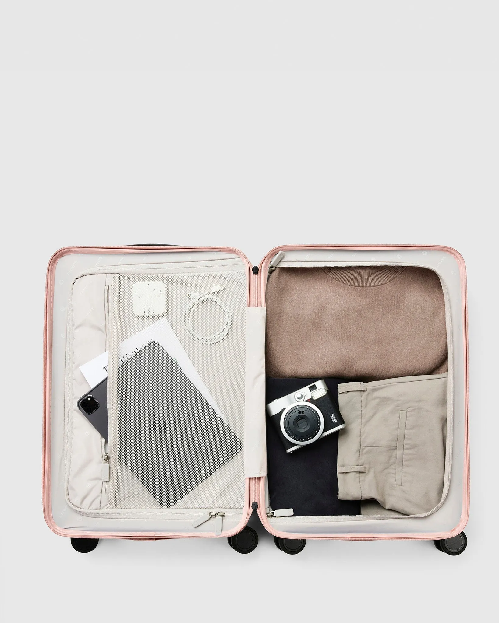 Carry On Suitcase - Whisper Pink