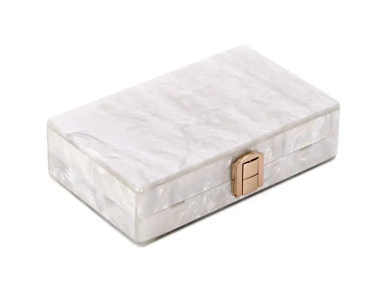 Champagne Marble Clutch