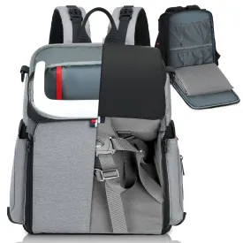 Classic Gray Gillygro Multipurpose Baby Backpack