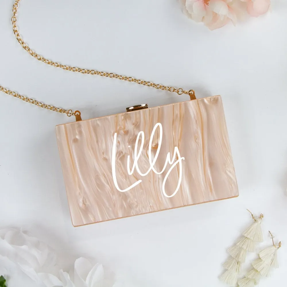 Custom Bride Clutch Bag