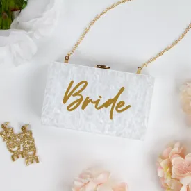 Custom Bride Clutch Bag
