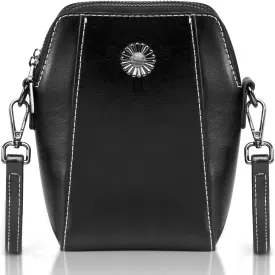 Designer Leather Small Crossbody Bags Purses for Women Cell Phone Bag Soft Women's Shoulder Handbags Gifts for Women