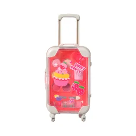 Dessert Theme Series Suitcase-Shaped Makeup Kit(Pink)