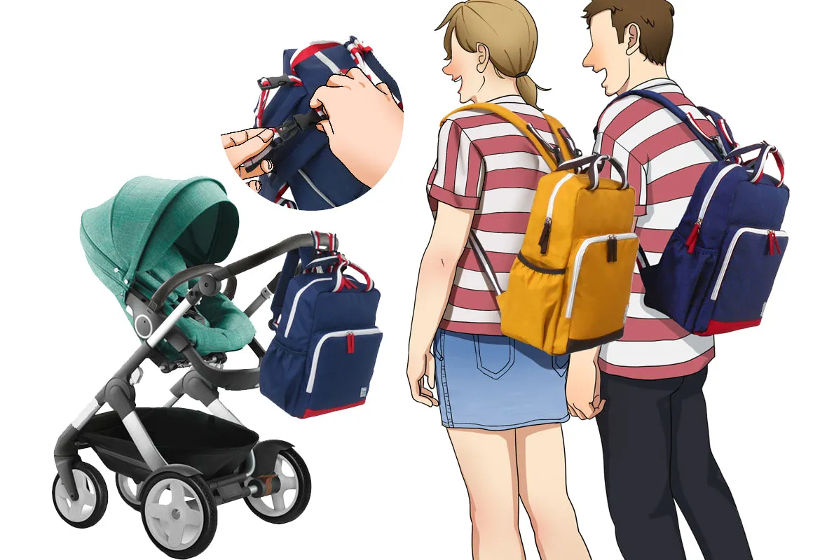 Diaper Backpack for Dad & Mom, Unisex Design