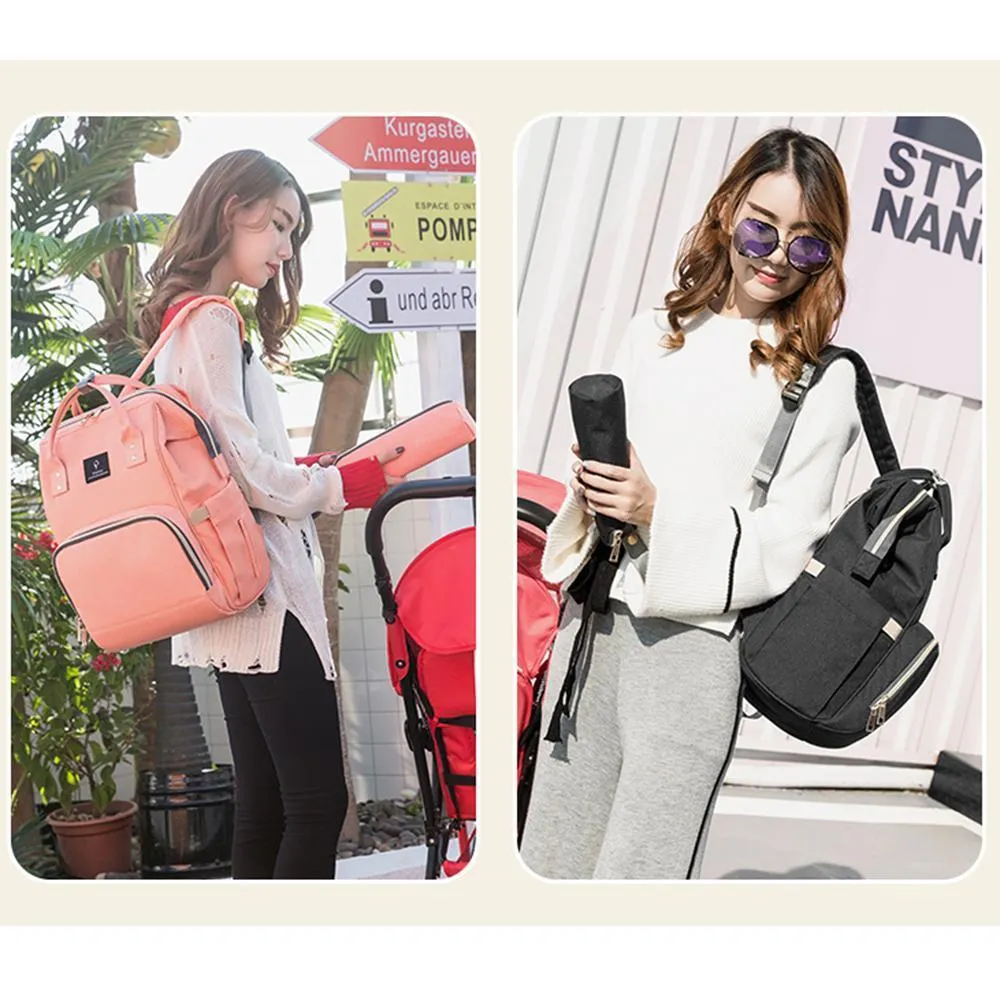 Diaper Bag Backpack with USB Charging Port
