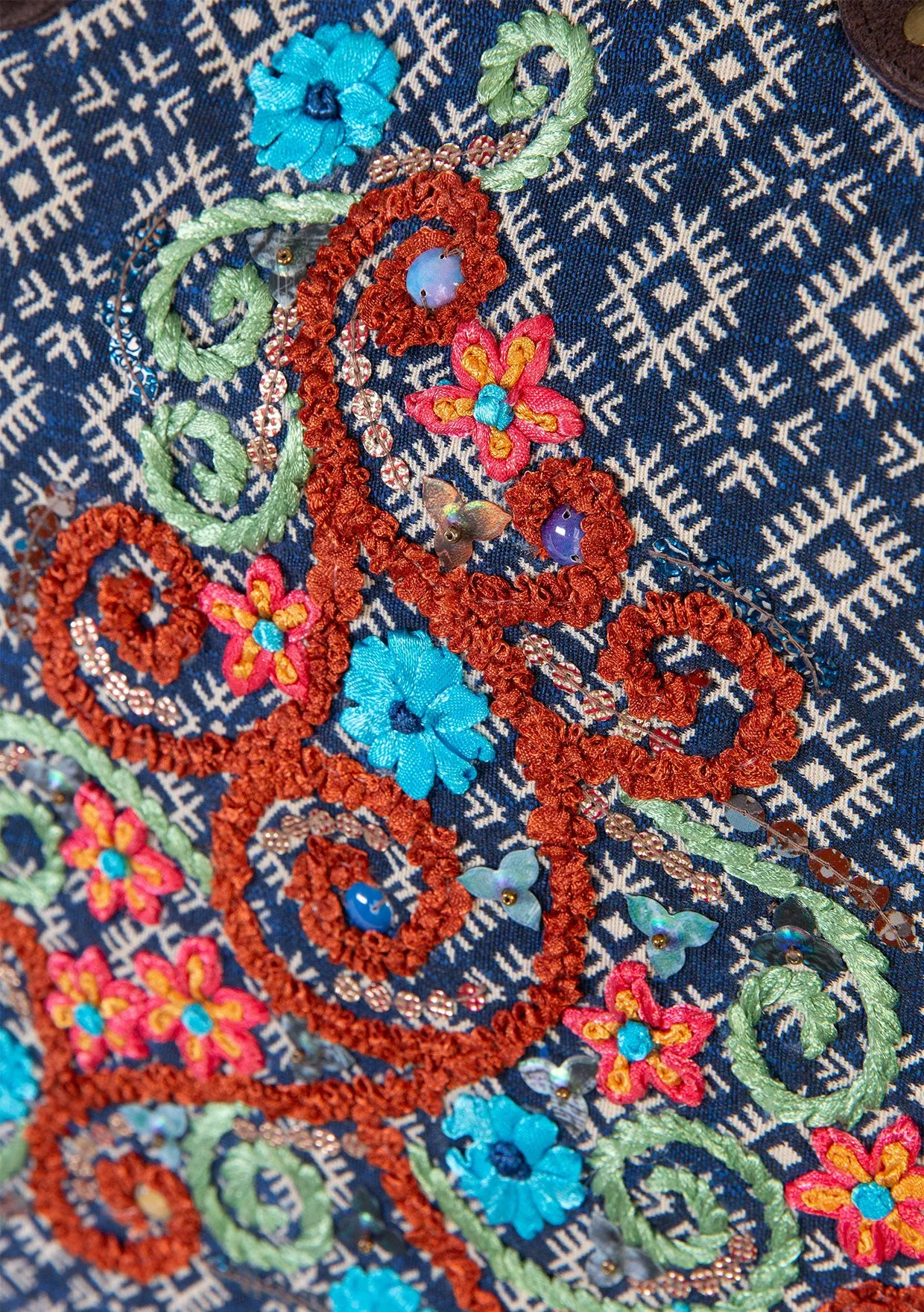Embroidered Weekender Bag