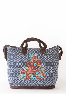 Embroidered Weekender Bag
