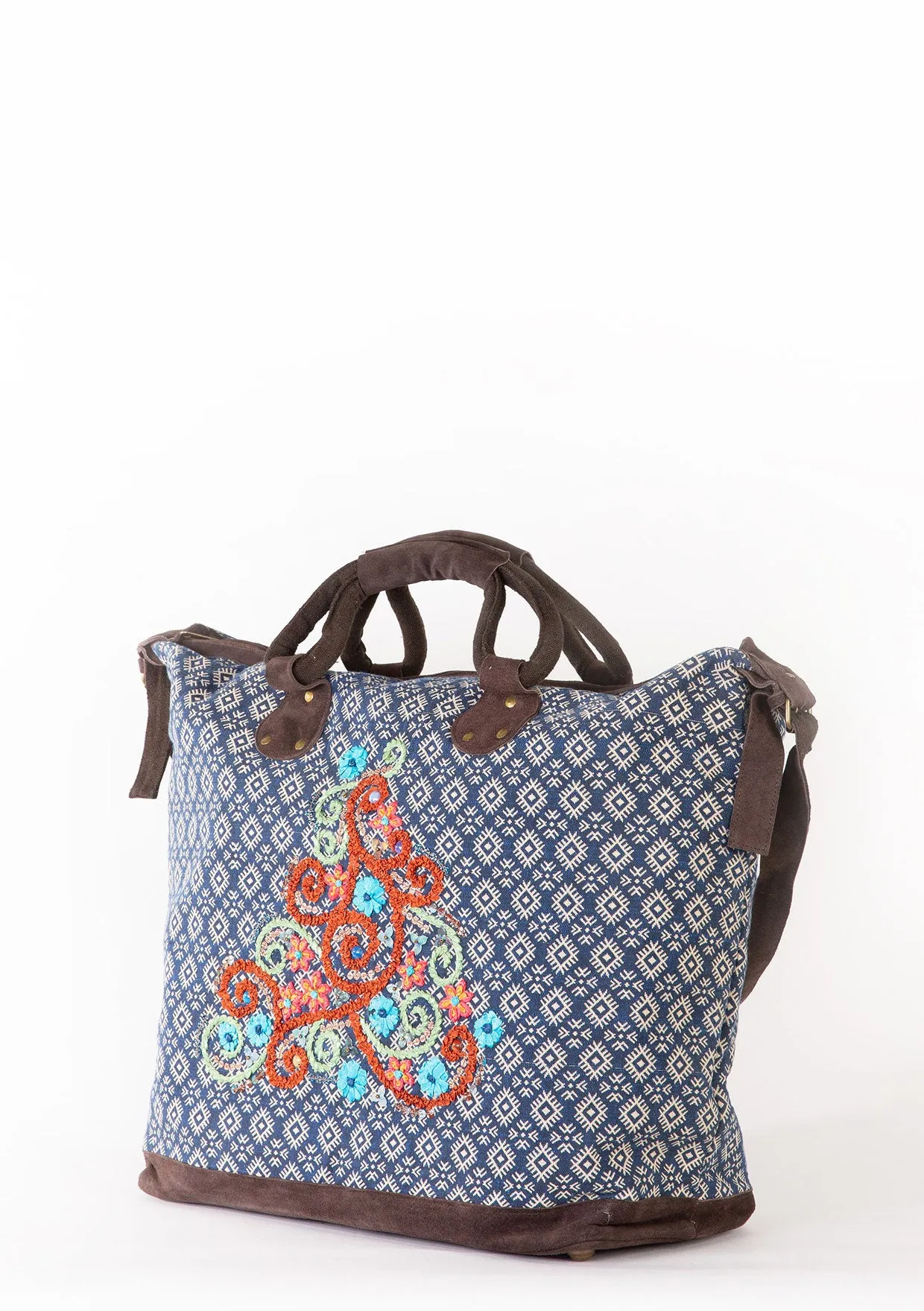 Embroidered Weekender Bag