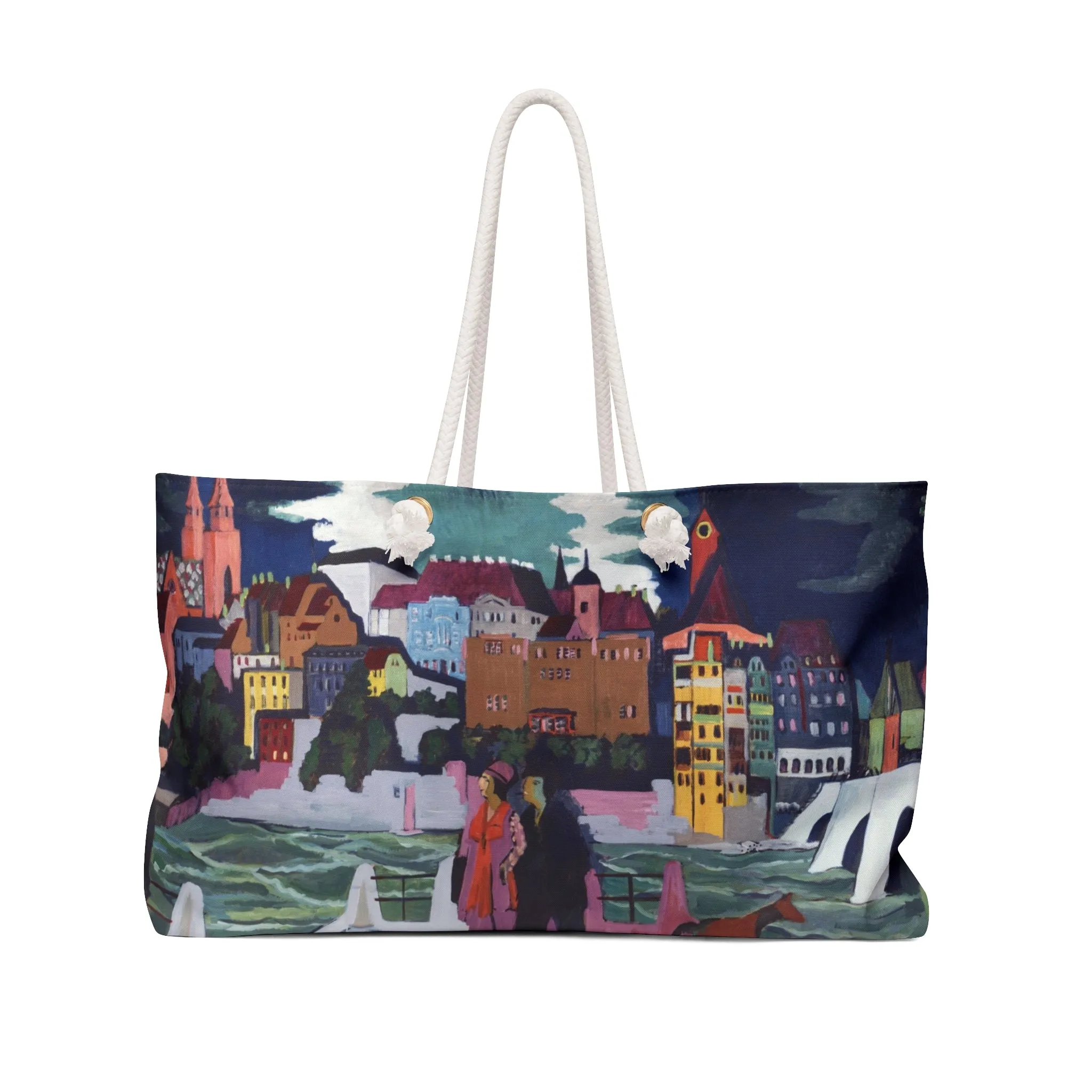 Ernst Kirchner "View of Basel" Weekender Bag