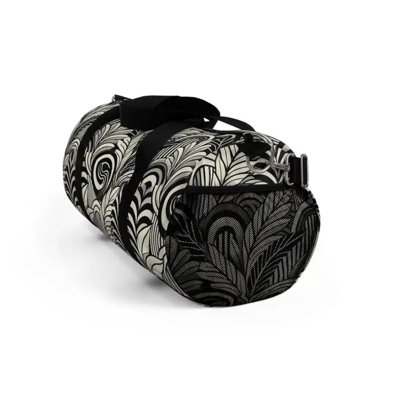 Express Black Oxford Canvas Duffel Bag