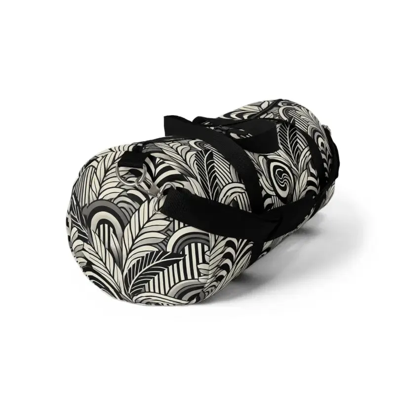 Express Black Oxford Canvas Duffel Bag