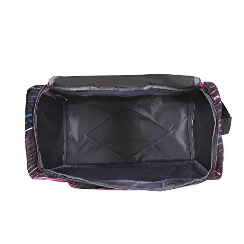Fila Kelly 19-in Sports Duffel Bag, Stripe Static Pink One Size