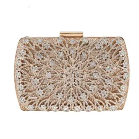 Gold Crystal Clutch