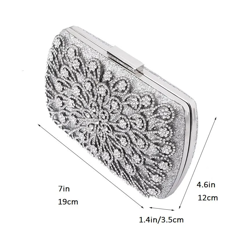 Gold Crystal Clutch
