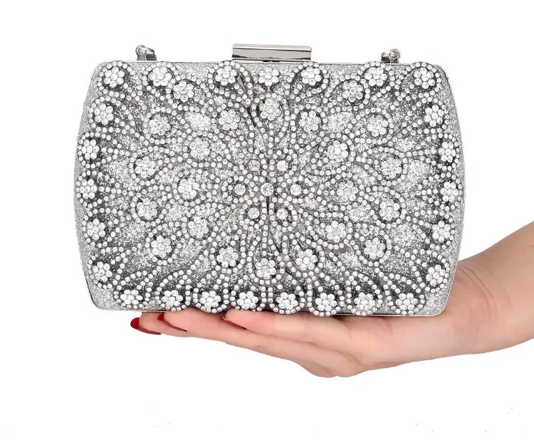 Gold Crystal Clutch