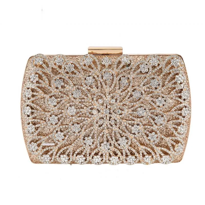Gold Crystal Clutch