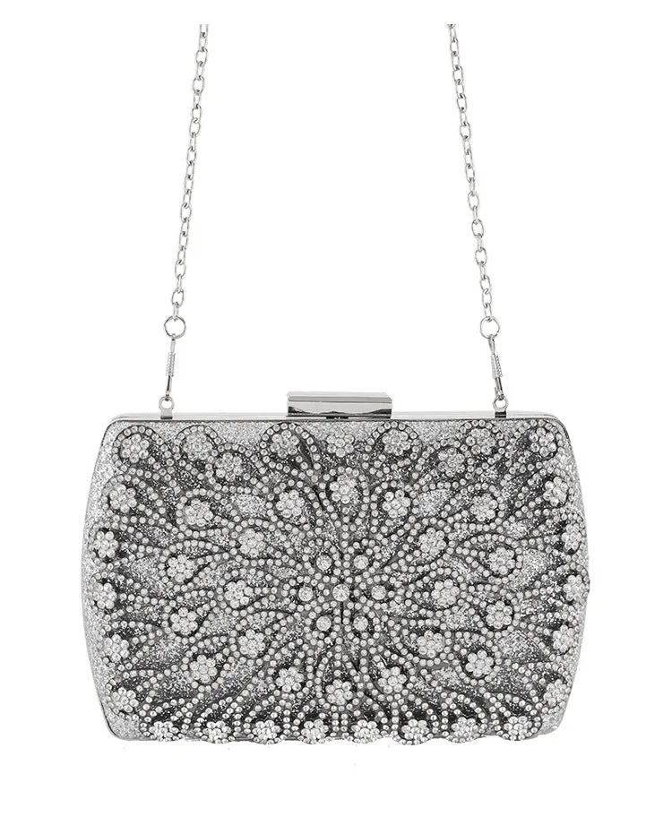 Gold Crystal Clutch