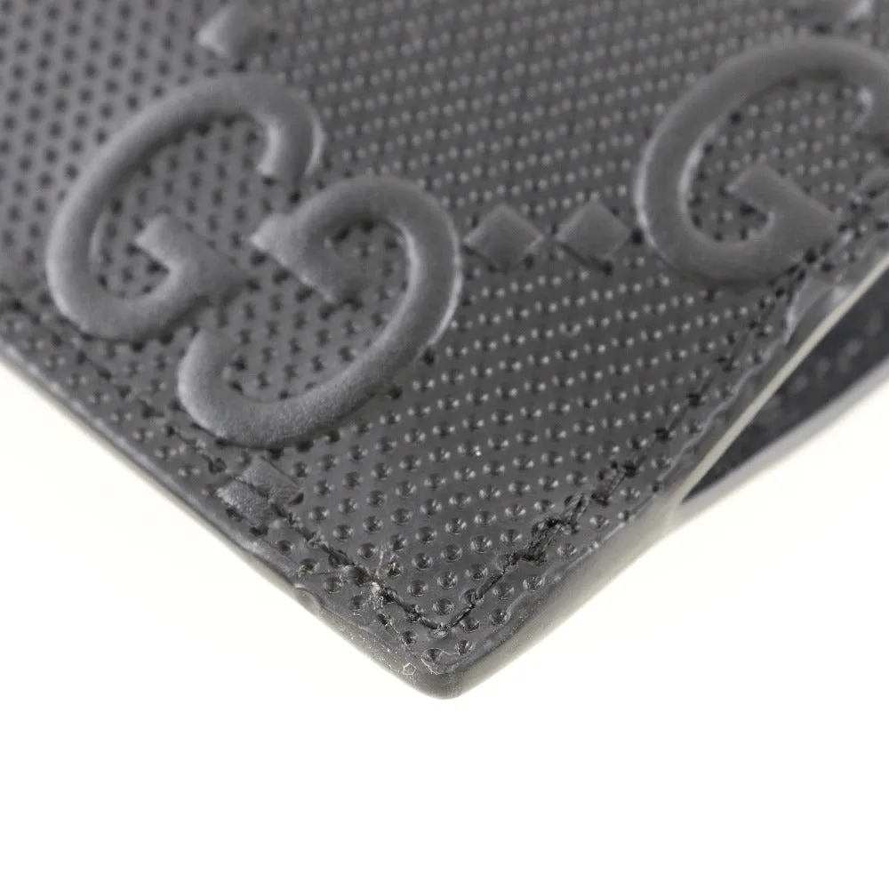 Gucci Gg Embossé  Leather Clutch Bag ()