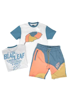 High Standards Patch Leaf Shirt, and Colorblock Patch Shorts Bundle